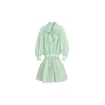 Viktor & Rolf Pussy Bow Circle Organza Mini Dress