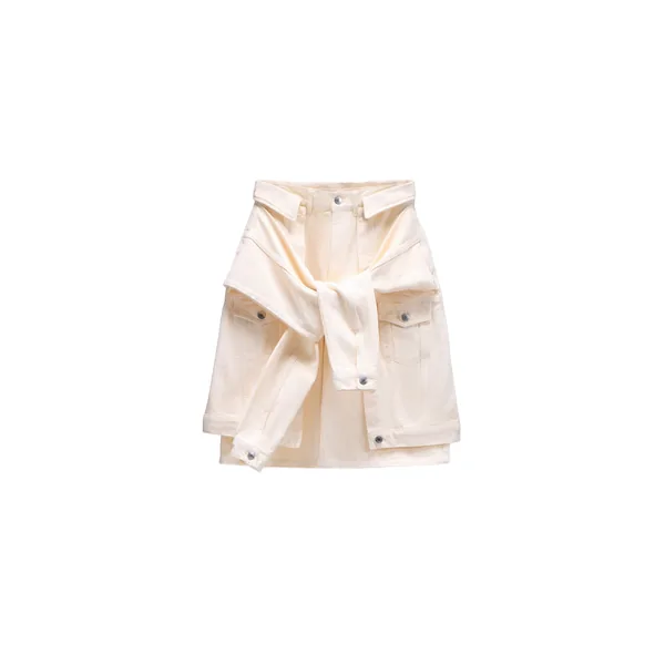 Viktor & Rolf Sleeve Tie Denim Shorts
