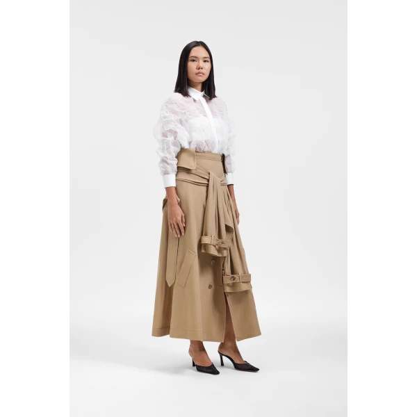 Beige skirt