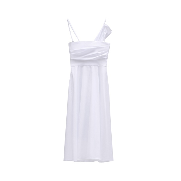 Viktor & Rolf Sleeve Tie Poplin Dress
