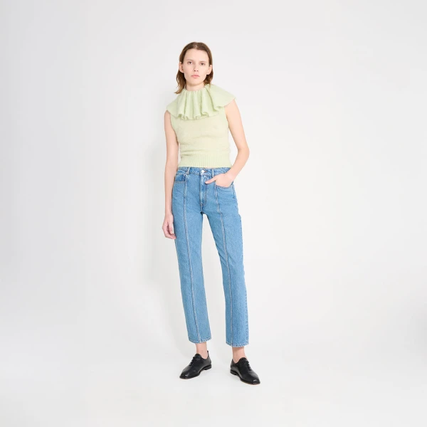 Blue trousers