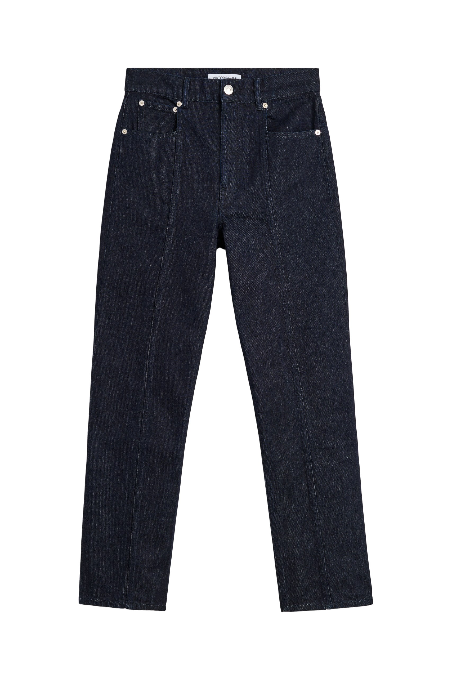 Straight Fit 5 Pocket Jeans in Dark Blue Viktor & Rolf Viktor & Rolf Straight Fit 5 Pocket Jeans