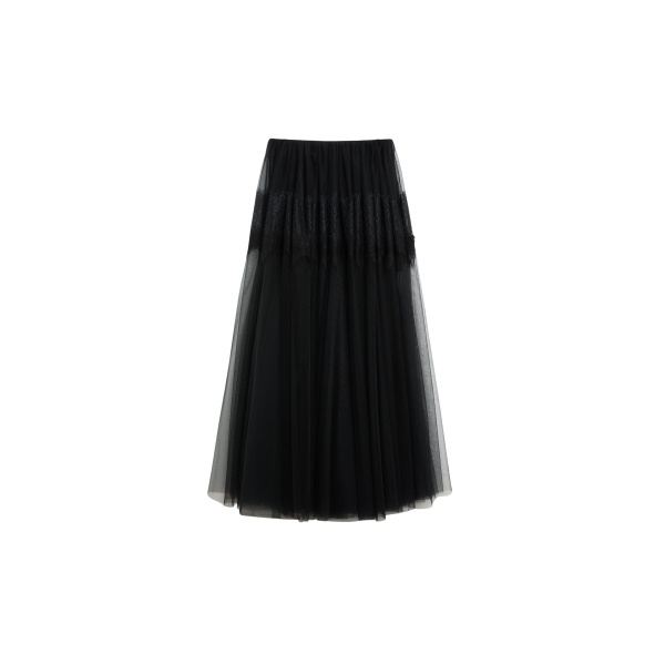Viktor & Rolf Tulle & Lace Maxi Skirt
