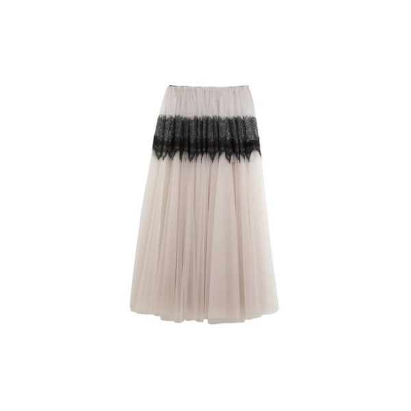 Viktor & Rolf Tulle & Lace Maxi Skirt
