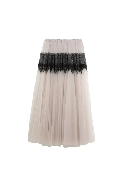 Viktor-Rolf-Tulle-Lace-Maxi-Skirt-in-Grey52139_nobg Viktor & Rolf Tulle & Lace Maxi Skirt