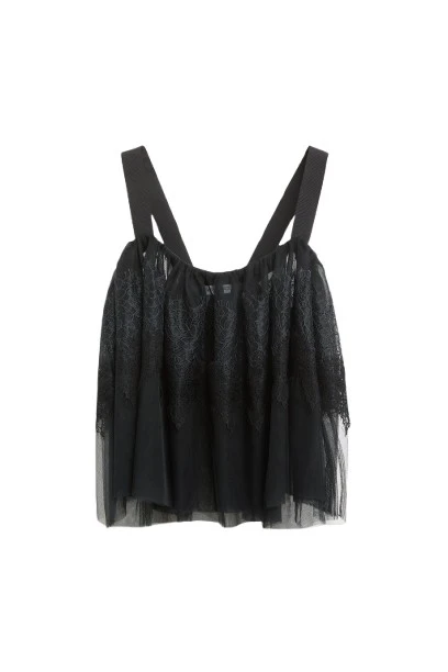 Viktor-Rolf-Tulle-Lace-Top-in-Black87075_nobg Viktor & Rolf Tulle & Lace Top