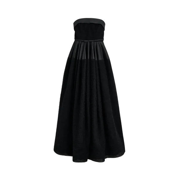 Viktor & Rolf Tulle Ruffle Circle Maxi Dress