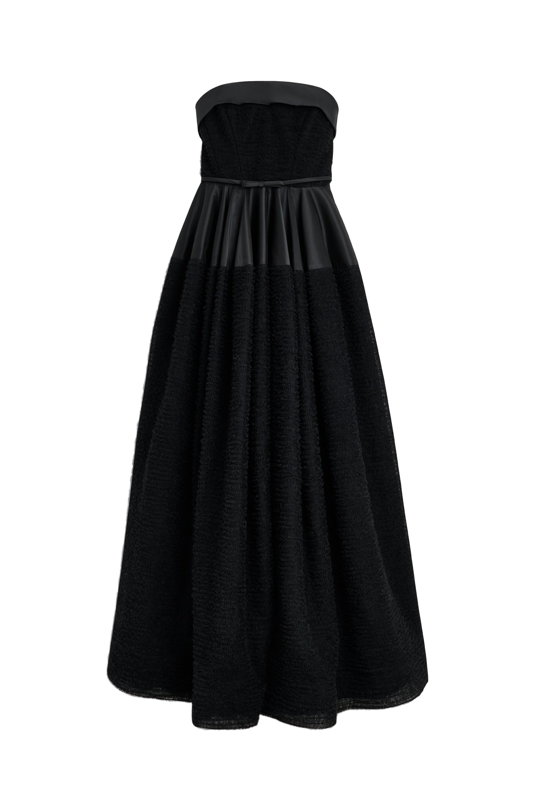 Tulle Ruffle Circle Maxi Dress in Black Viktor & Rolf Viktor & Rolf Tulle Ruffle Circle Maxi Dress
