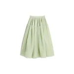 Viktor & Rolf Tulle Ruffle Circle Maxi Skirt in Light Green