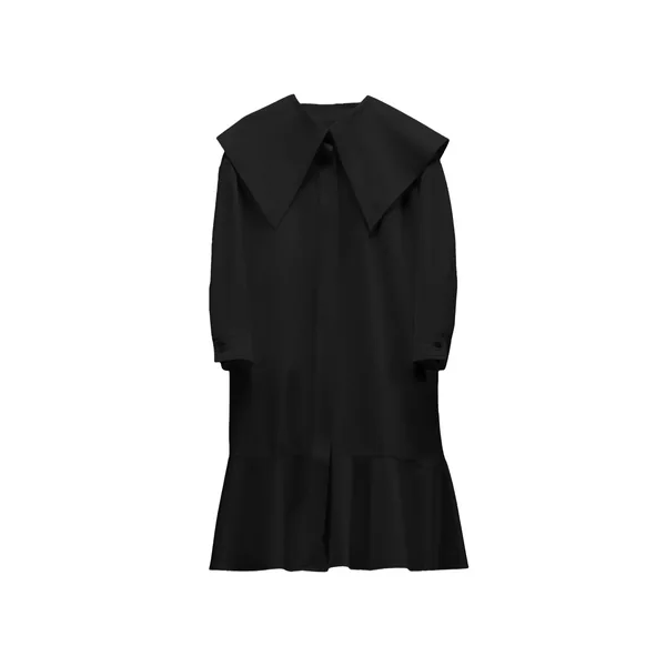 Viktor & Rolf Volant Detail Poplin Shirt Dress