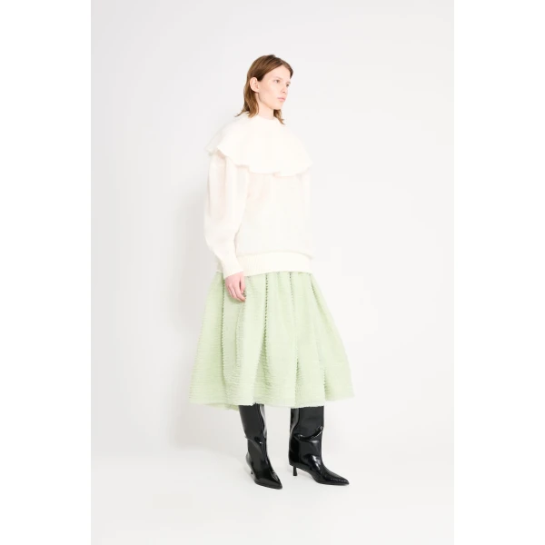 White knitwear