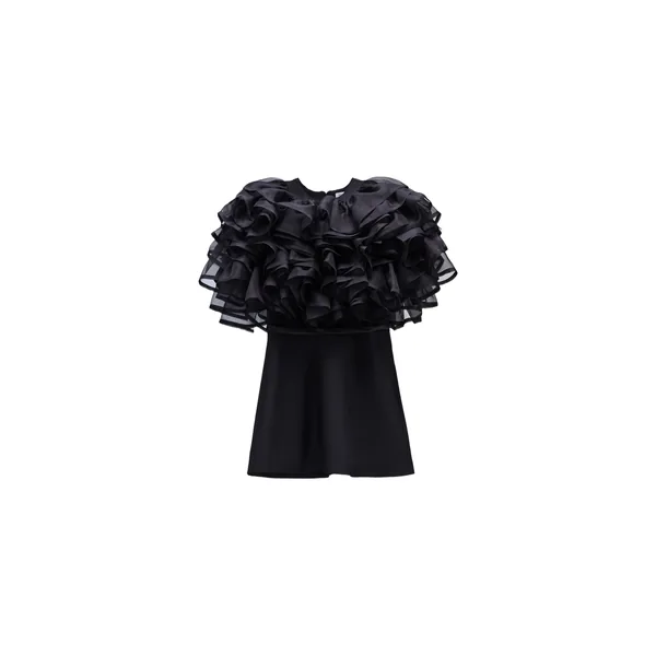 Viktor & Rolf Volant Organza Mini Dress
