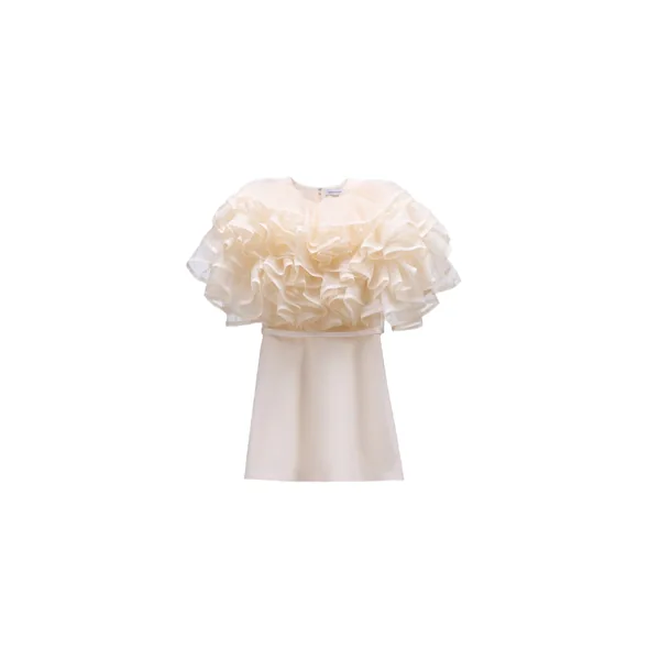 Viktor & Rolf Volant Organza Mini Dress