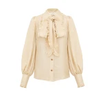Zimmermann Bow Twill Shirt