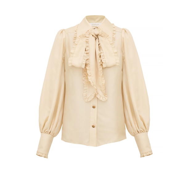 Zimmermann Bow Twill Shirt