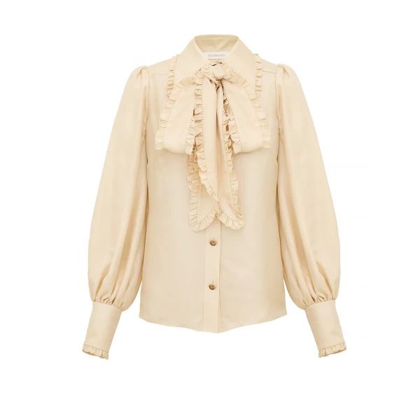 Zimmermann Bow Twill Shirt