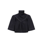 Zimmermann Denim Cape Top | Ready to Wear Collection Coveti Zimmermann Denim Cape Top