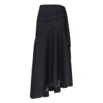 Zimmermann Denim Draped Maxi Skirt