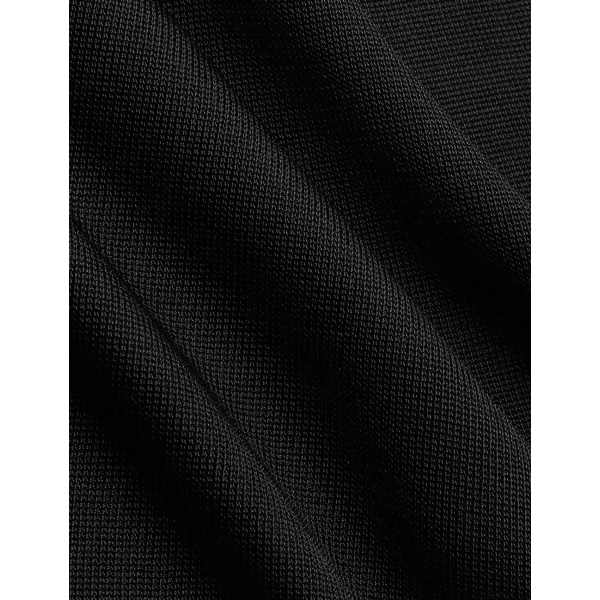 Black knitwear