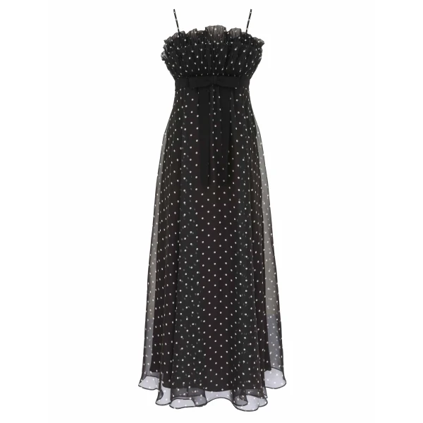 Zimmermann Frill Pleated Midi Dress