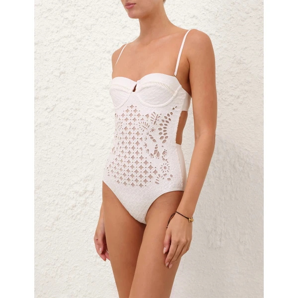 Zimmermann Ivory beachwear