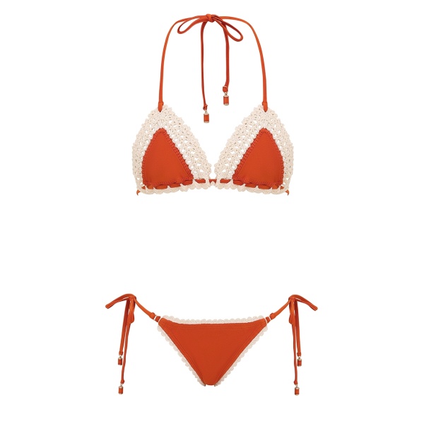 Zimmermann Mahon Crochet Tri Bikini