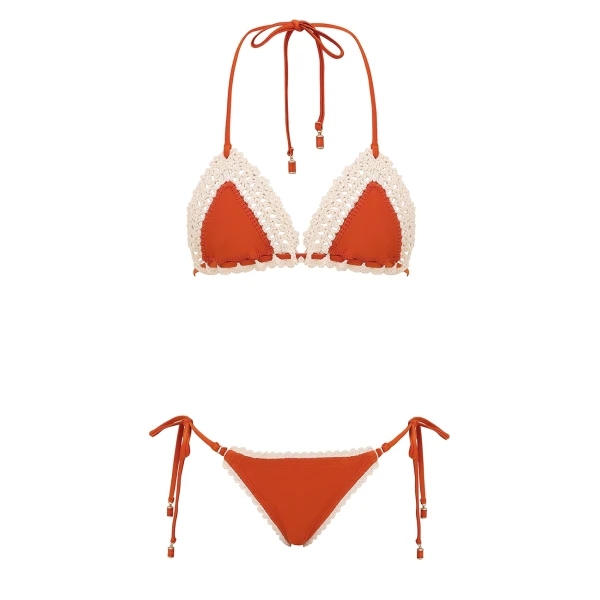 Zimmermann Mahon Crochet Tri Bikini