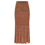 Zimmermann Mouline Rib Midi Skirt
