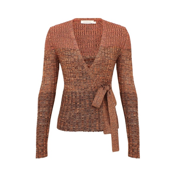 Zimmermann Mouline Rib Wrap Top