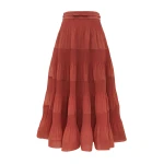 Zimmermann Pleated Midi Skirt
