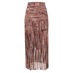 Zimmermann Sundance Macrame Fringe Skirt