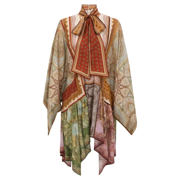 Zimmermann Sundance Tie Neck Mini
