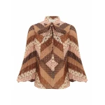 Zimmermann Sunray Collard Shirt