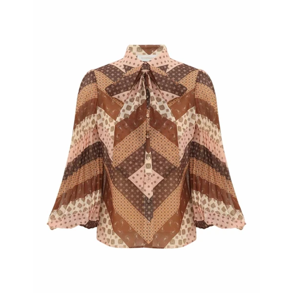 Zimmermann Sunray Collard Shirt