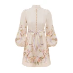 Zimmermann Valiant Button Mini Dress