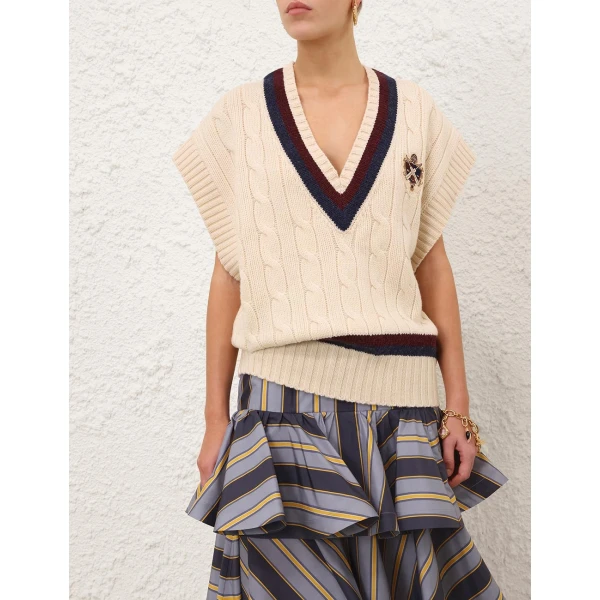 Zimmermann Neutrals knitwear