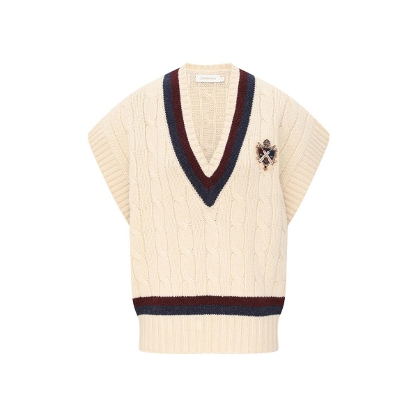Zimmermann Valiant Cable Knit Vest