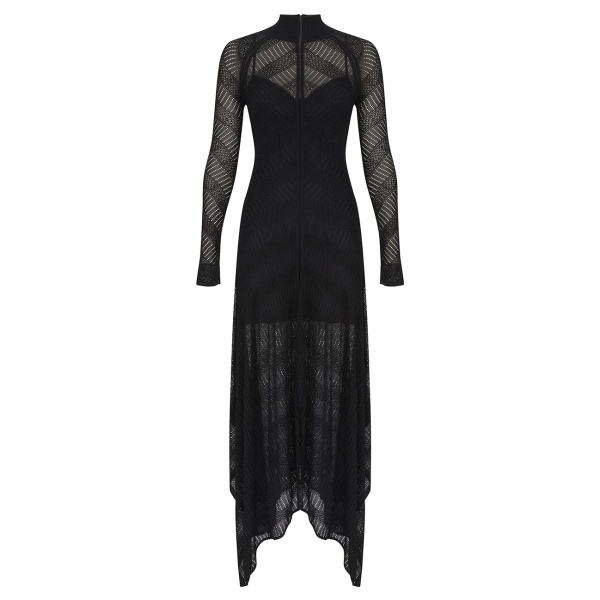 Zimmermann Valiant Chevron Lace Dress