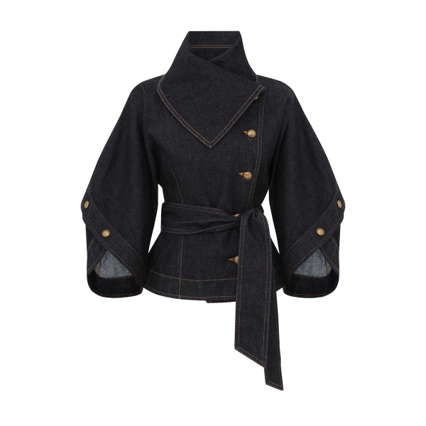 Zimmermann Valiant Denim Buttoned Jacket