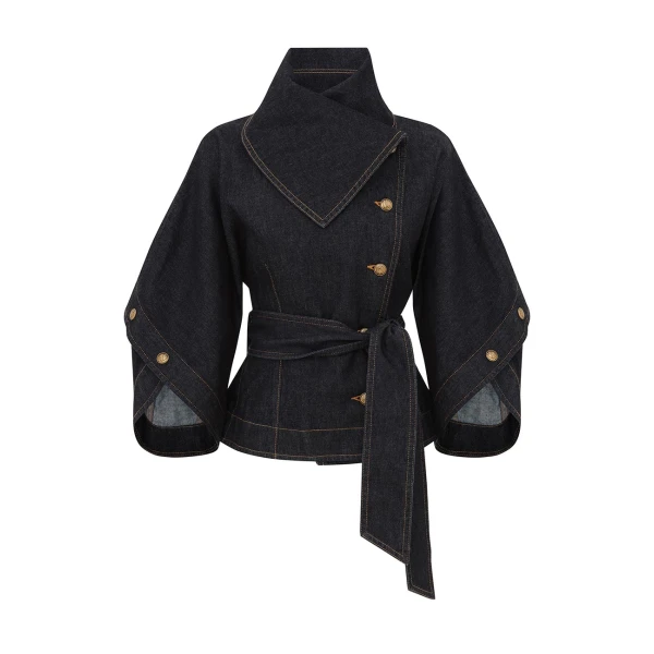 Zimmermann Valiant Denim Buttoned Jacket