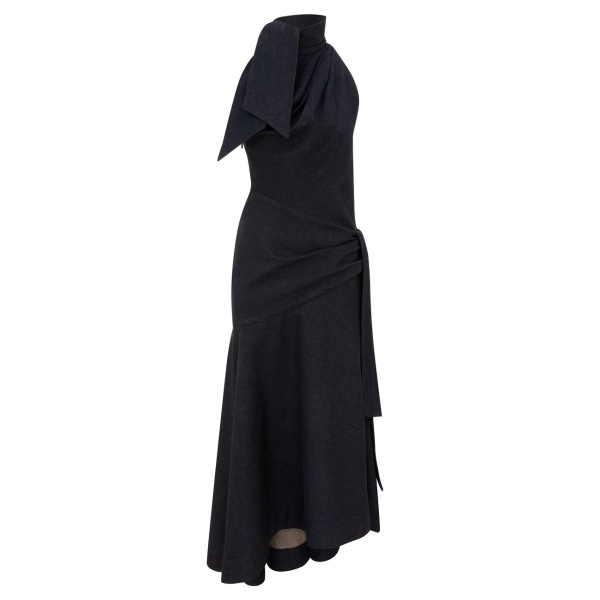 Zimmermann Valiant Draped Denim Dress