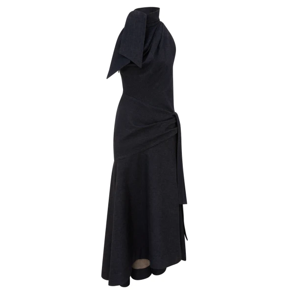 Zimmermann Valiant Draped Denim Dress
