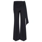 Zimmermann Valiant Draped Denim Flare