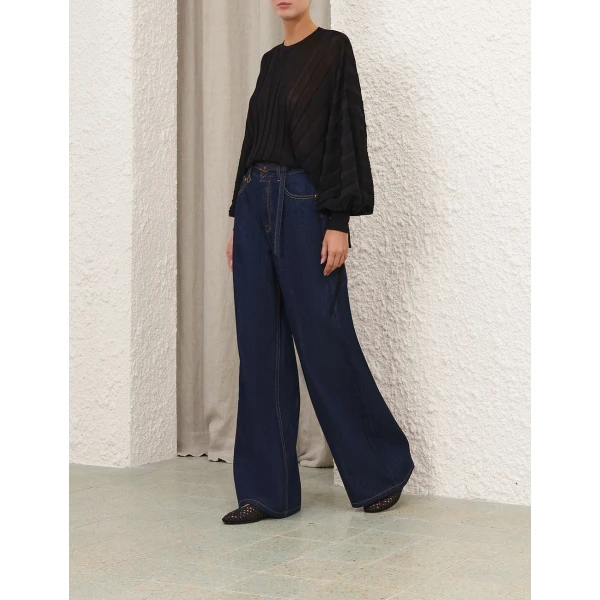Black knitwear