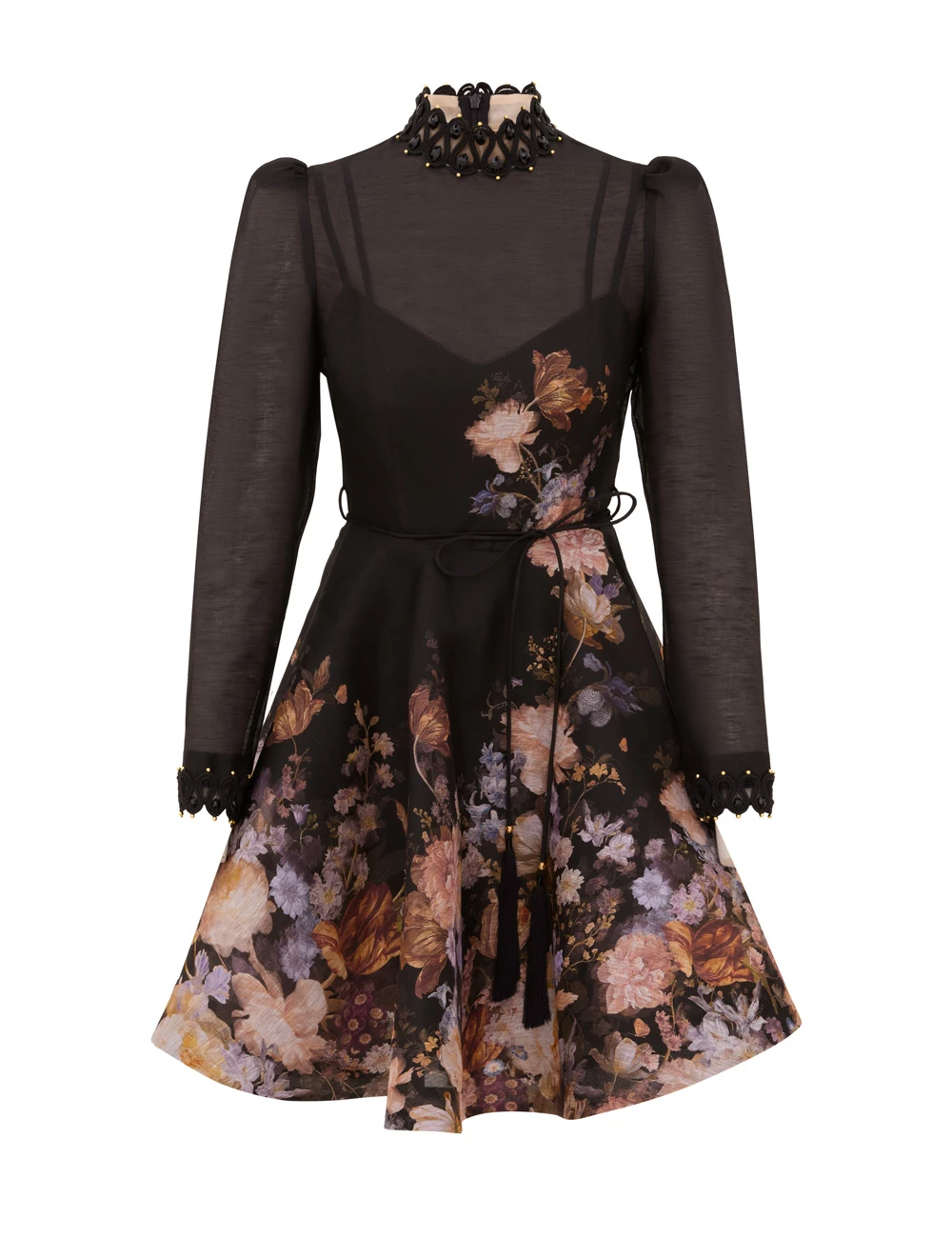 Zimmermann Valiant Embellish Mini Dress | Ready to Wear Collection Coveti Zimmermann Valiant Embellish Mini Dress