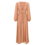 Zimmermann Valiant Embroidered Bib Dress