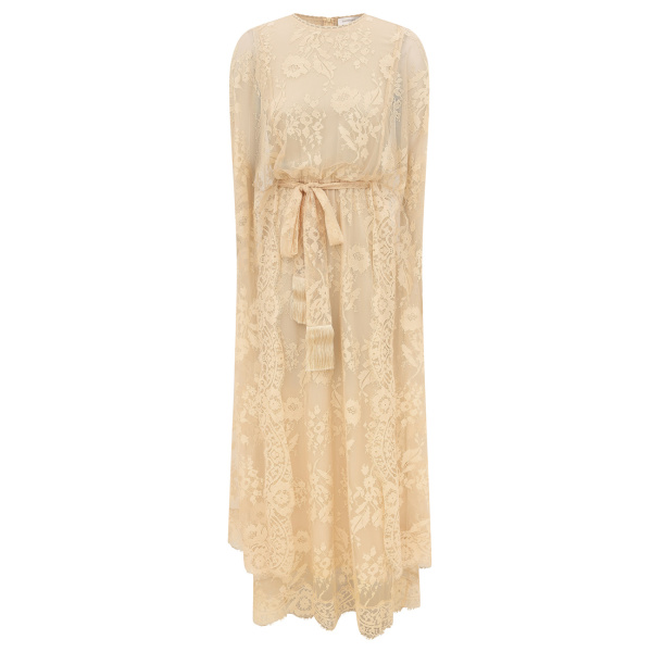 Zimmermann Valiant Lace Caped Maxi Dress