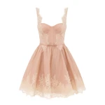 Zimmermann Valiant Lace Trim Mini Dress | Ready to Wear Collection Coveti Zimmermann Valiant Lace Trim Mini Dress