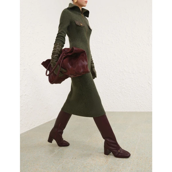 Green knitwear