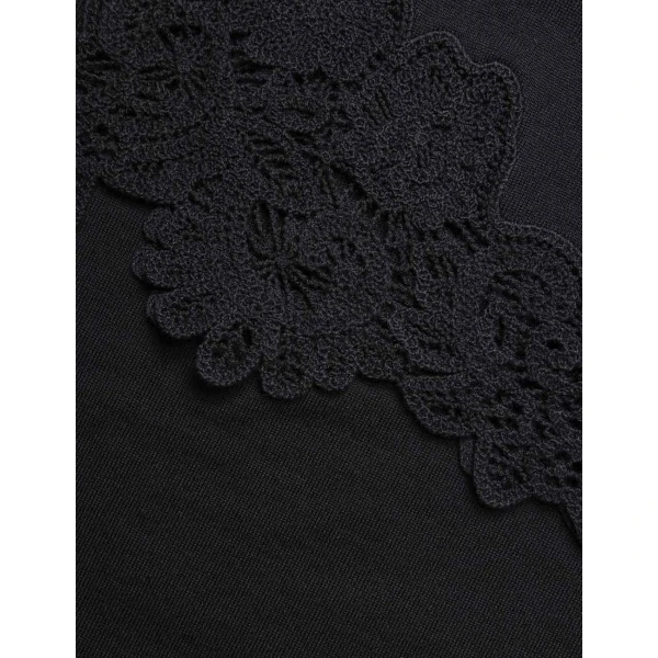 Black knitwear